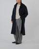 Wool Cashmere Coat - Navy