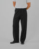 Signature Wool Pleated Trousers - Black