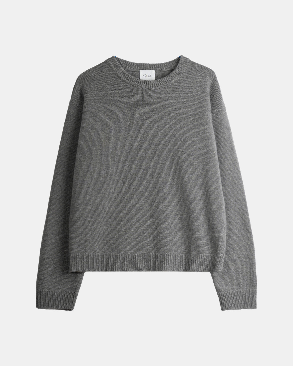 Wool Cashmere Crewneck - Grey