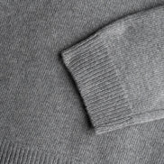 Wool Cashmere Crewneck - Grey