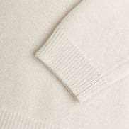 Wool Cashmere Crewneck - Cream
