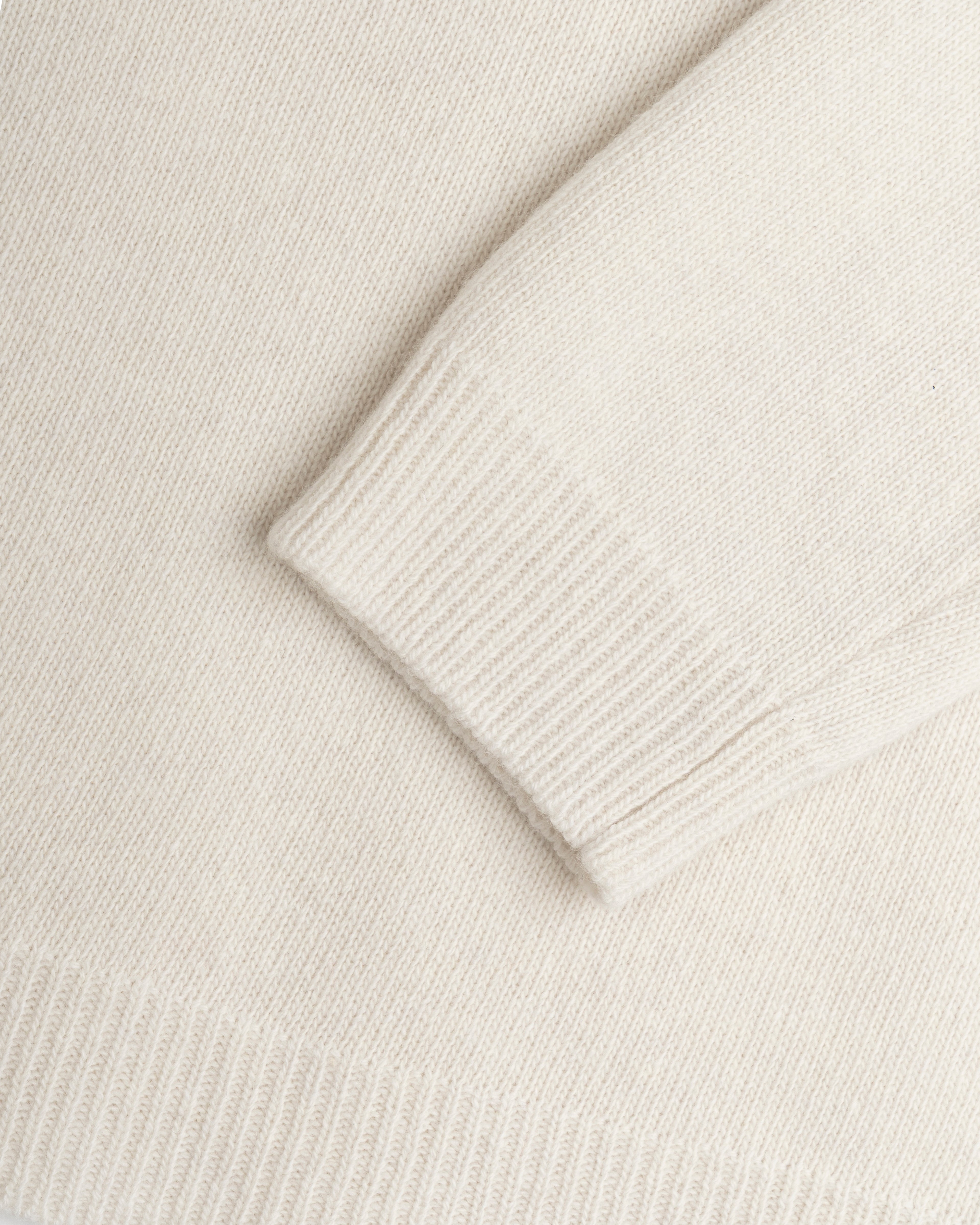 Wool Cashmere Crewneck - Cream | Final Sale