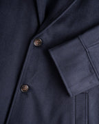 Wool Cashmere Coat - Limited Edition Navy