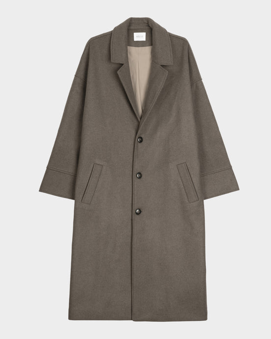 Wool Cashmere Coat - Taupe | FINAL SALE