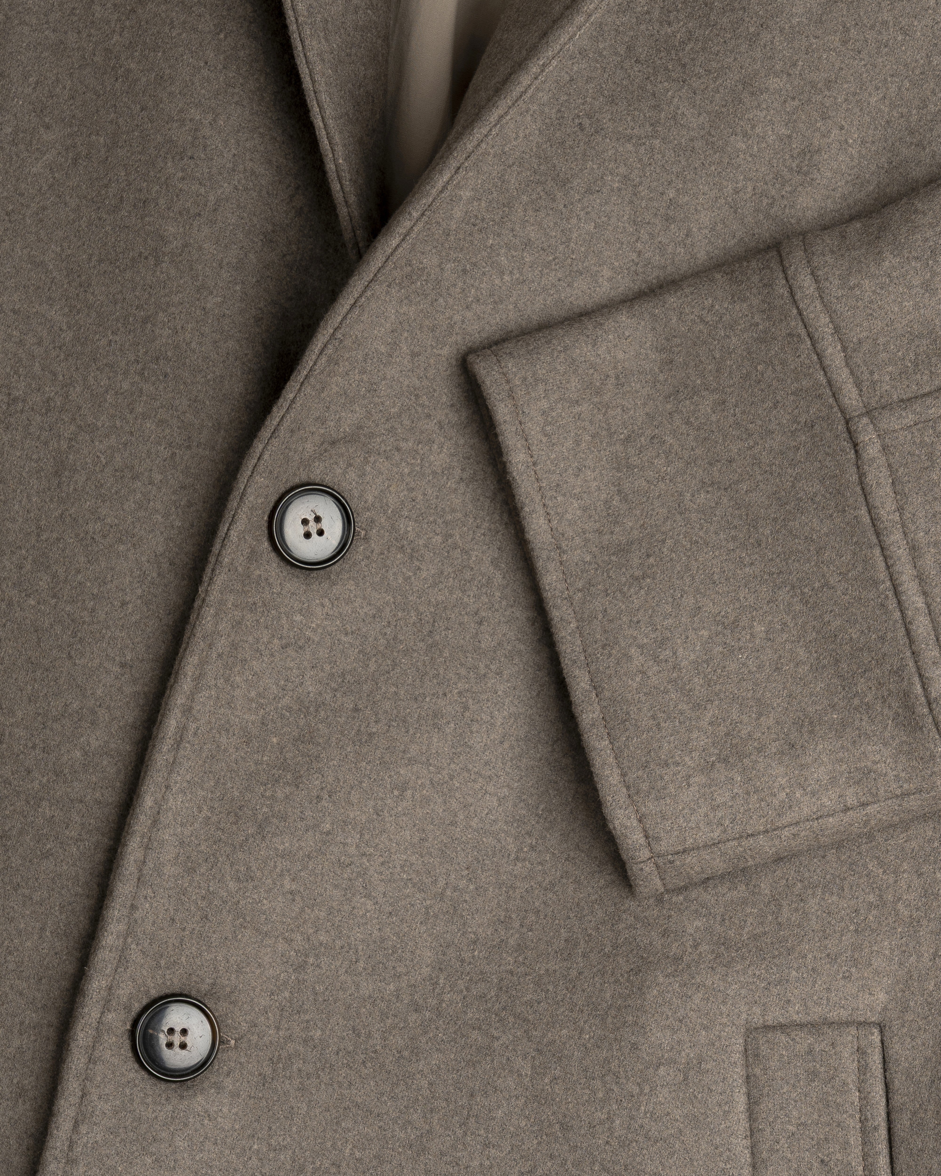 Wool Cashmere Coat - Limited Edition Taupe – ADELA THE STUDIO