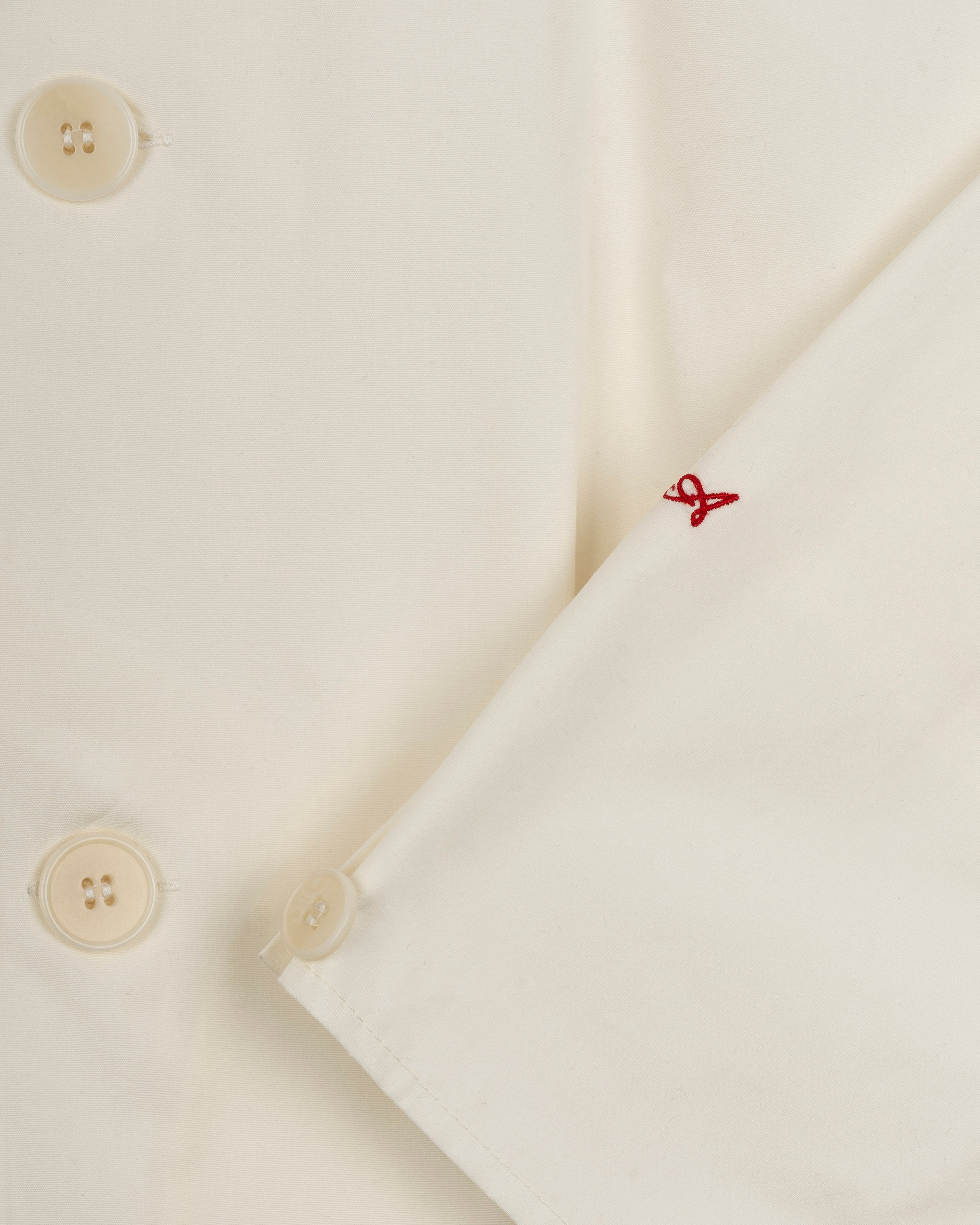 High Collar Blouson Jacket - Off White