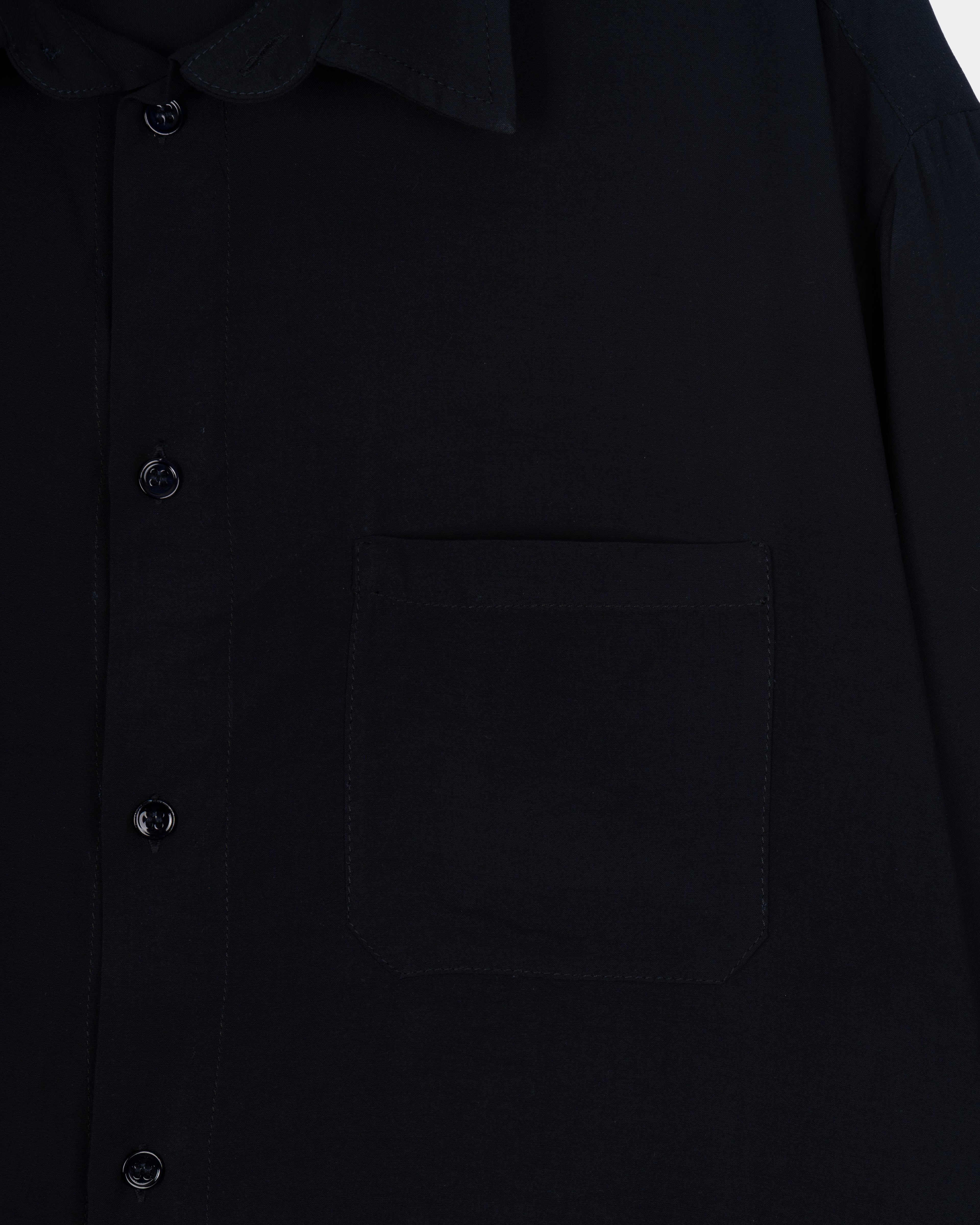 Drape Shirt - Navy