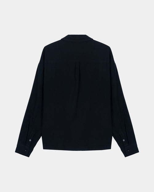 Drape Shirt - Navy | SAMPLE