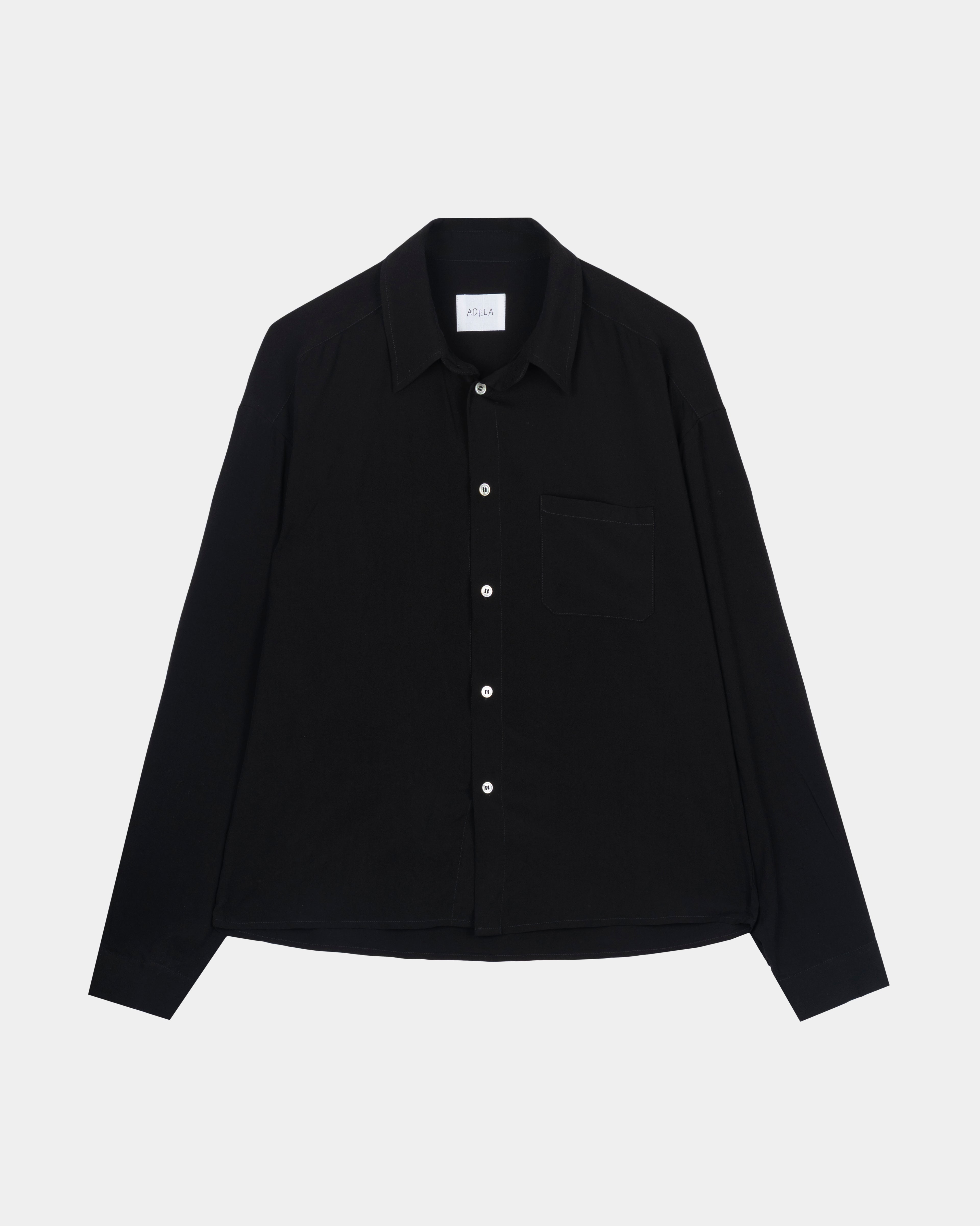 Drape Shirt - Black