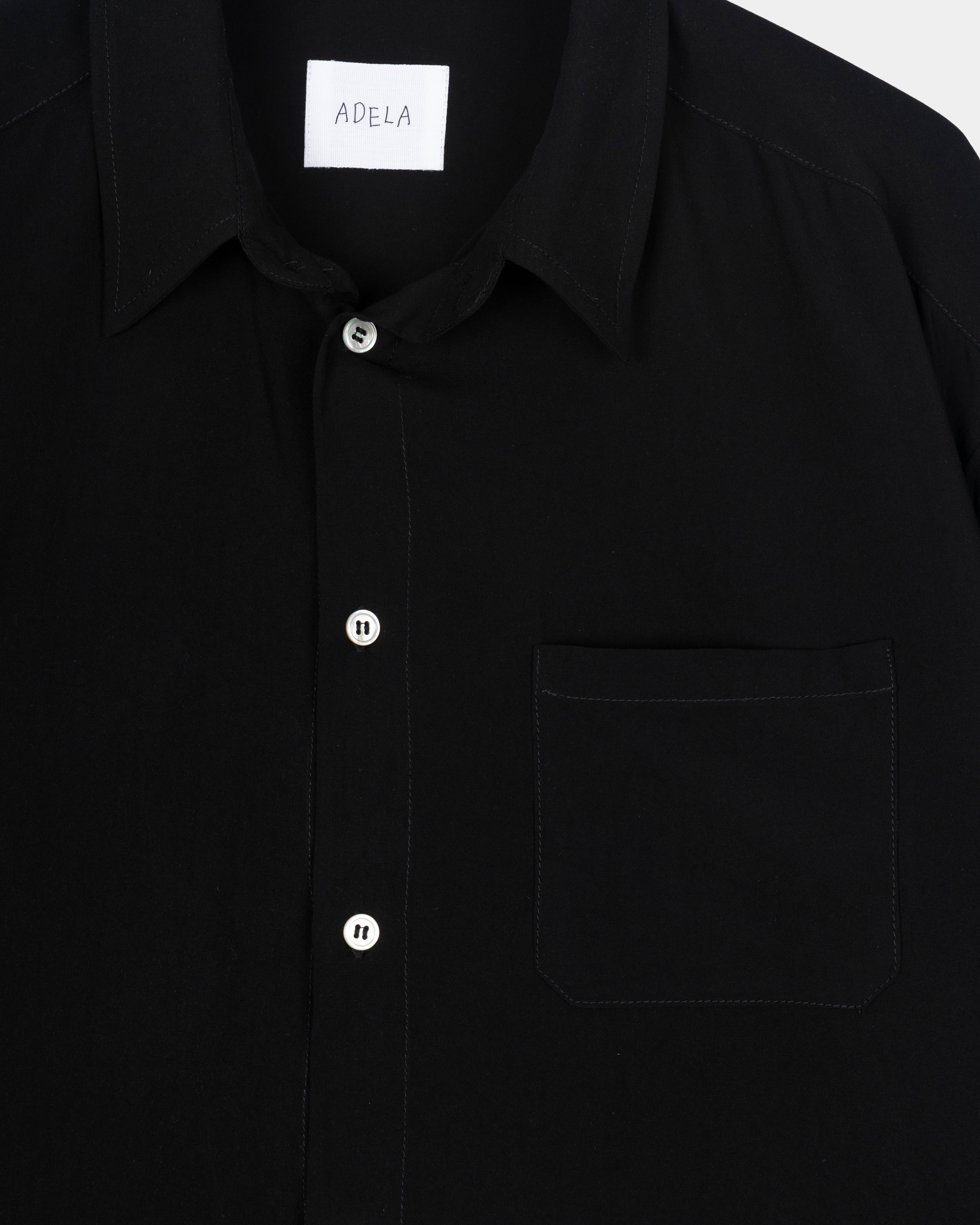 Drape Shirt - Black