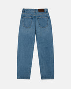 Relaxed Straight-Leg Jeans - Vintage Blue