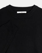 Wool Cashmere Crewneck - Black