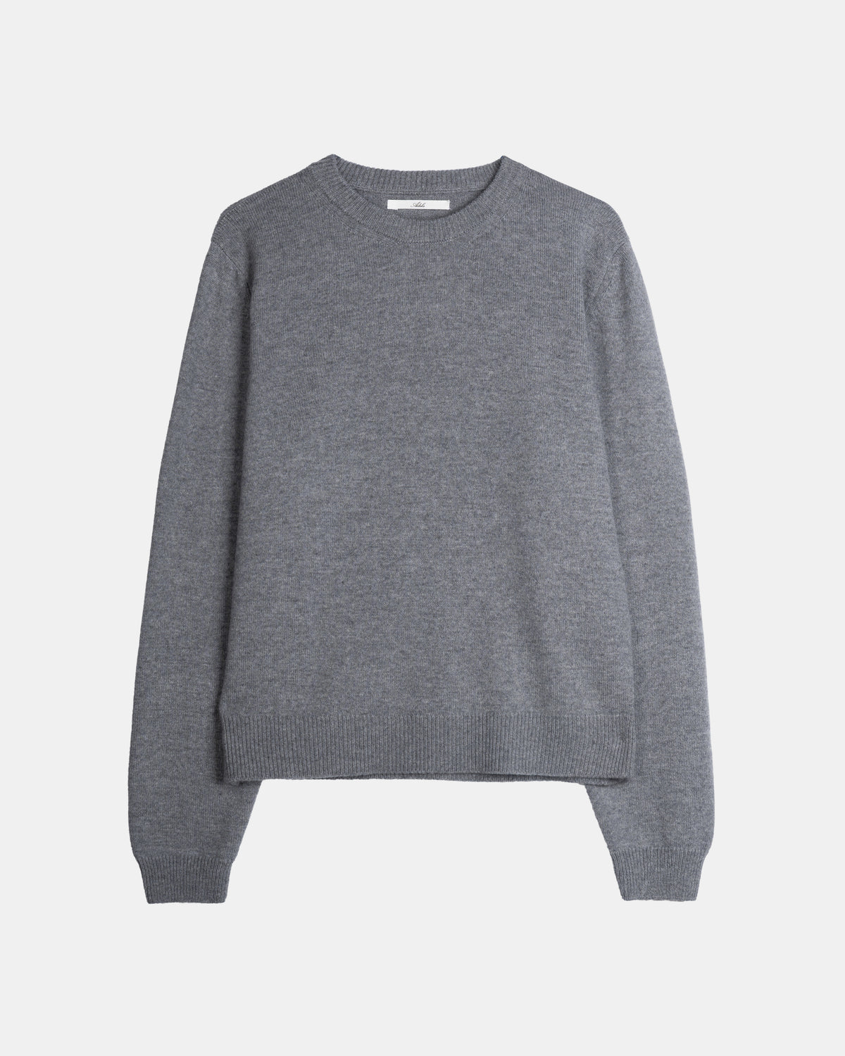 Wool Cashmere Crewneck - Grey