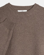 Wool Cashmere Crewneck - Taupe