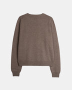 Wool Cashmere Crewneck - Taupe