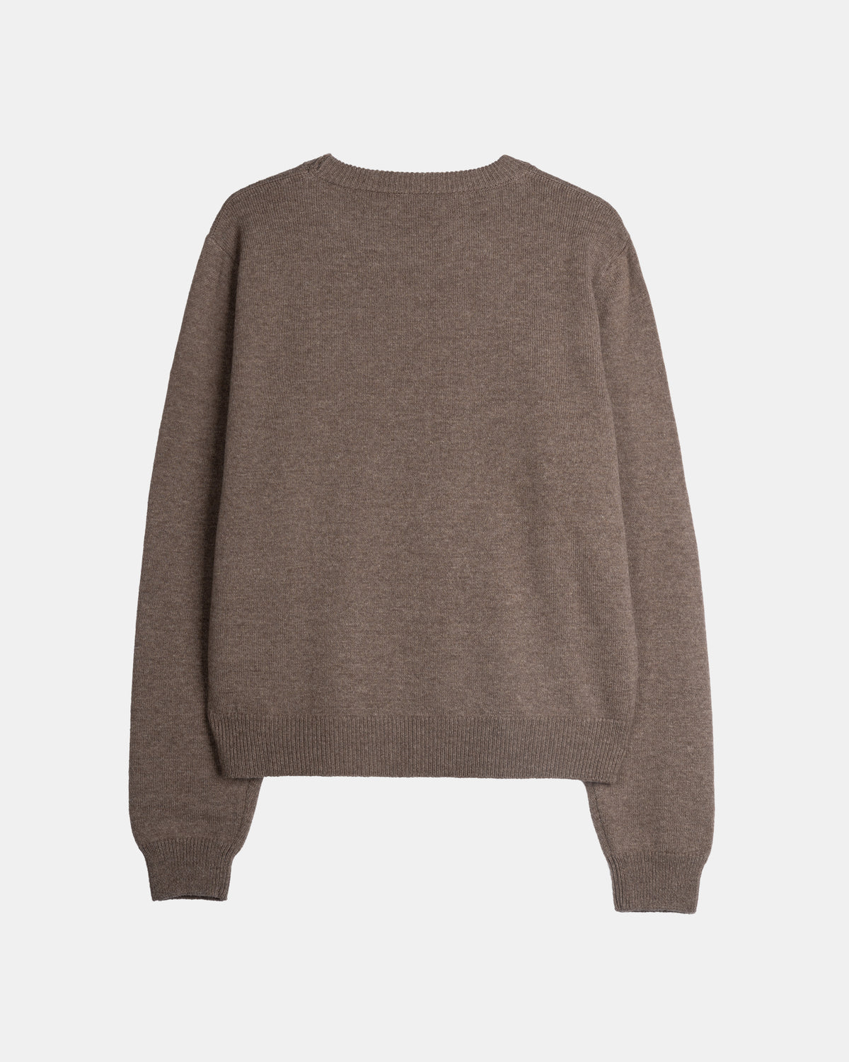 Wool Cashmere Crewneck - Taupe