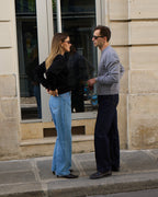 Relaxed Straight-Leg Jeans - Vintage Blue