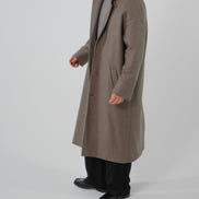 Wool Cashmere Coat - Taupe | SAMPLE