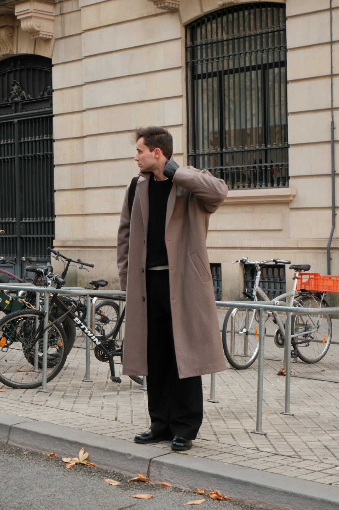 Wool Cashmere Coat - Taupe | FINAL SALE