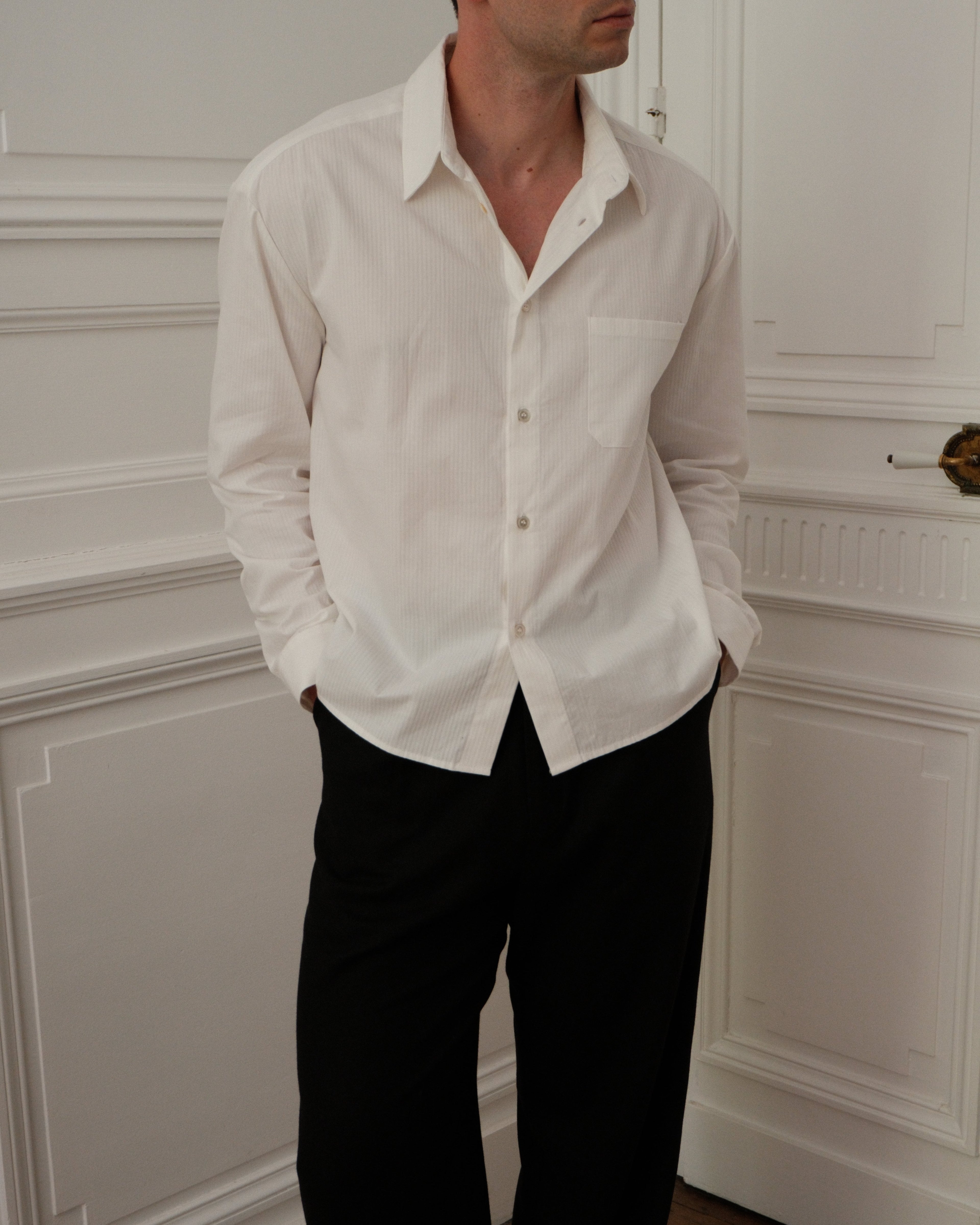 Striped Shirt - Off White
