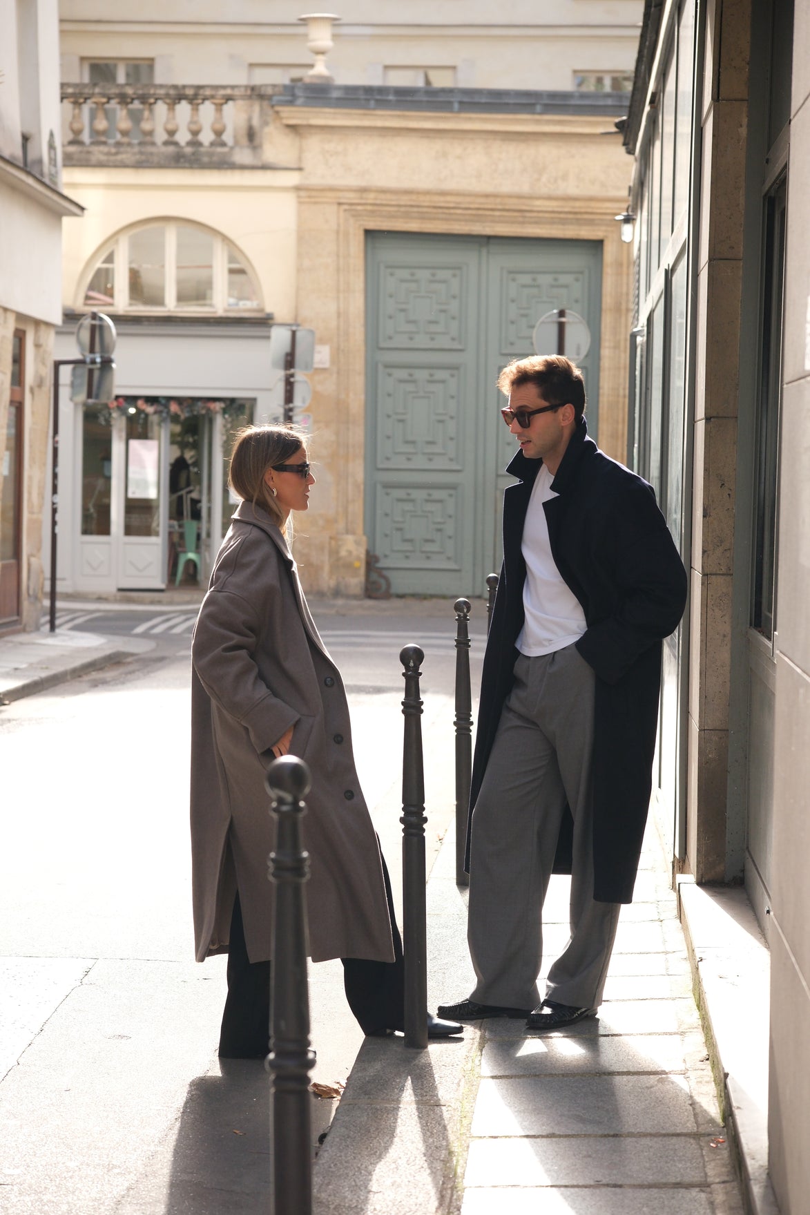 Wool Cashmere Coat - Taupe | SAMPLE