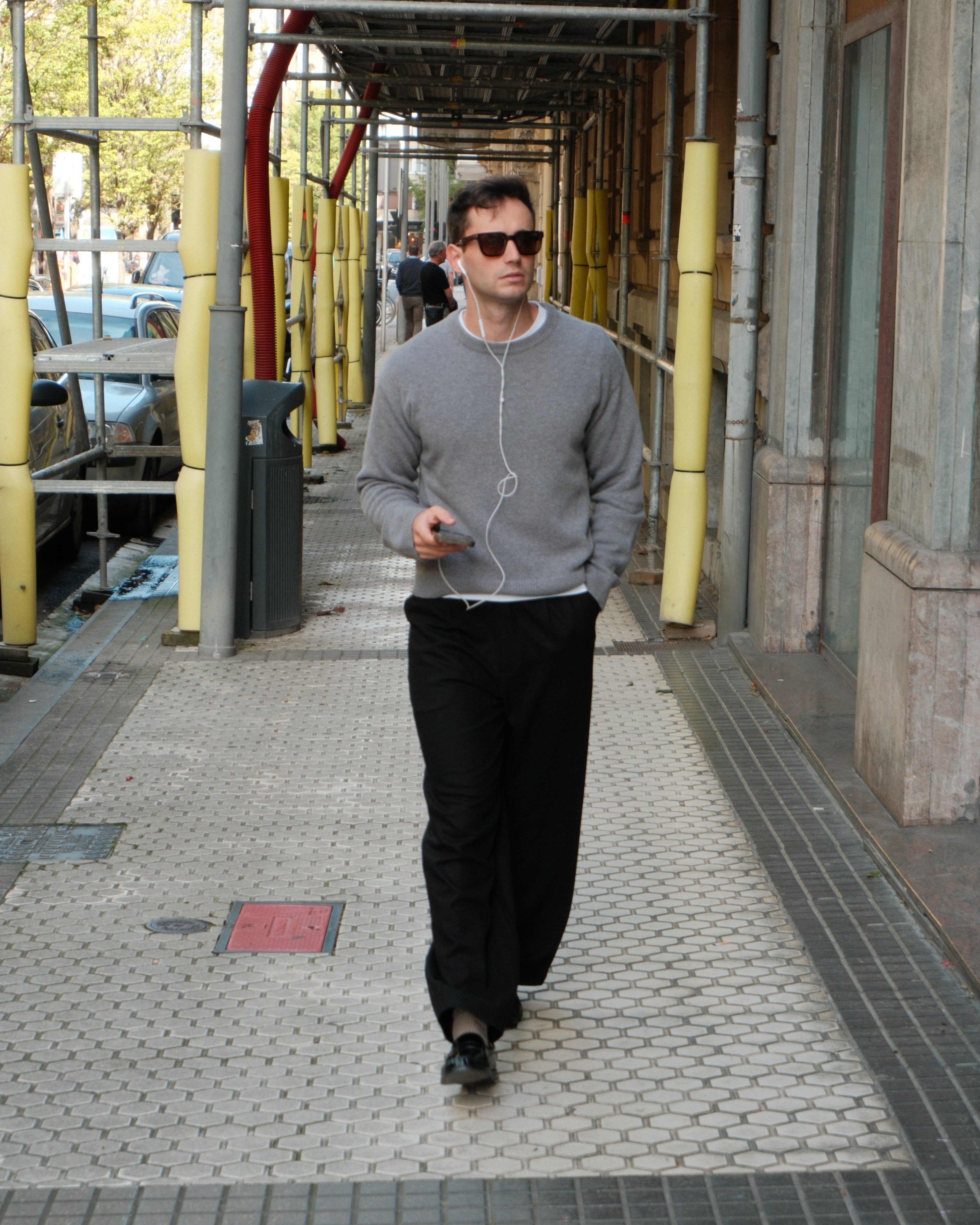 Wool Cashmere Crewneck - Grey | Final Sale