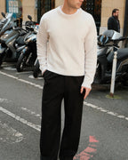 Wool Cashmere Crewneck - Cream | Final Sale
