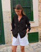 Drape Shirt - Black