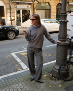 Wool Cashmere Crewneck - Grey | Final Sale