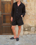 Drape Shirt - Black