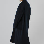 Wool Cashmere Coat - Navy | SAMPLE