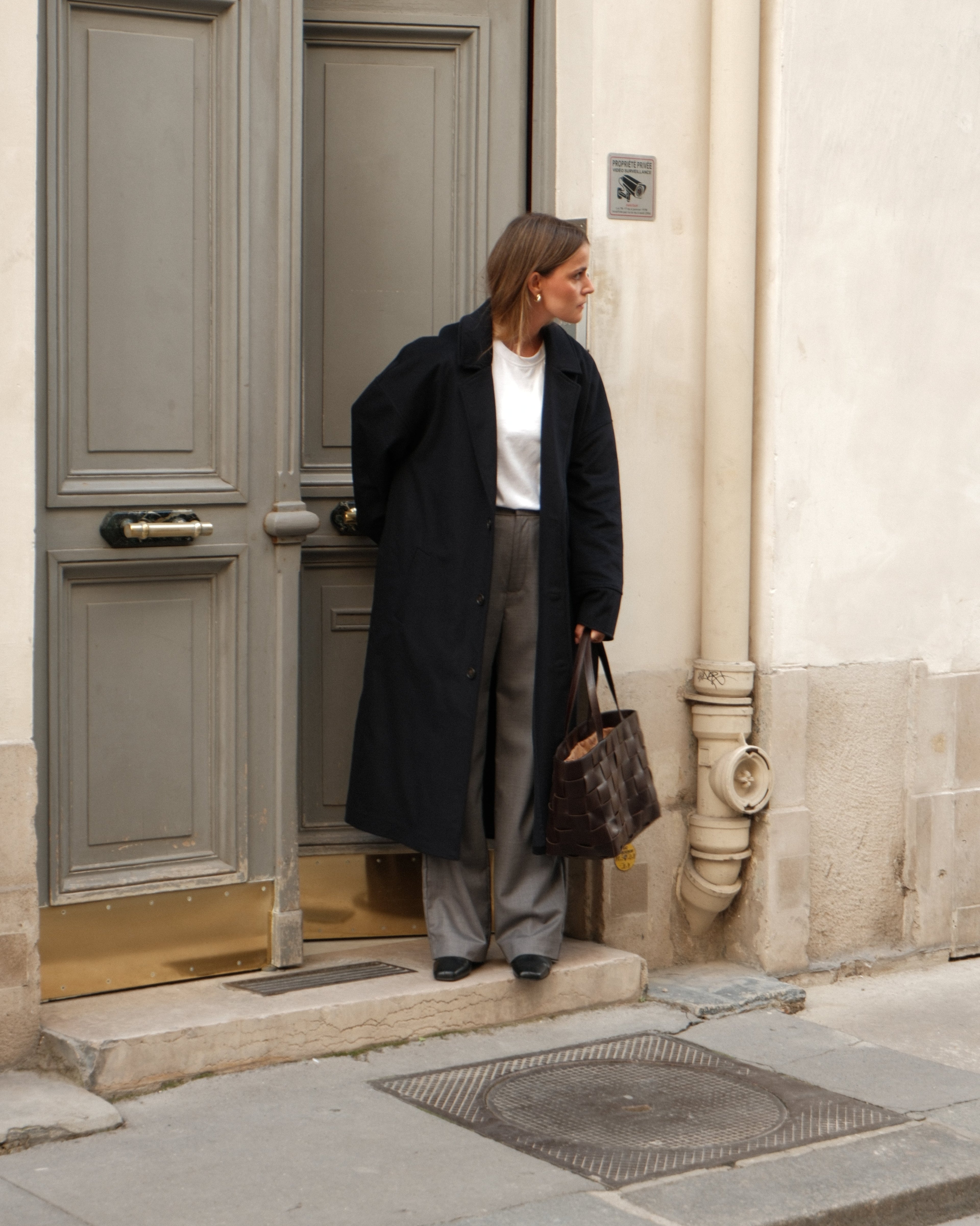 Wool Cashmere Coat - Limited Edition Navy