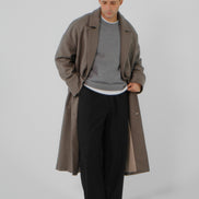 Wool Cashmere Coat - Taupe | SAMPLE