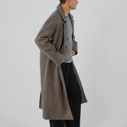 Wool Cashmere Coat - Taupe | SAMPLE