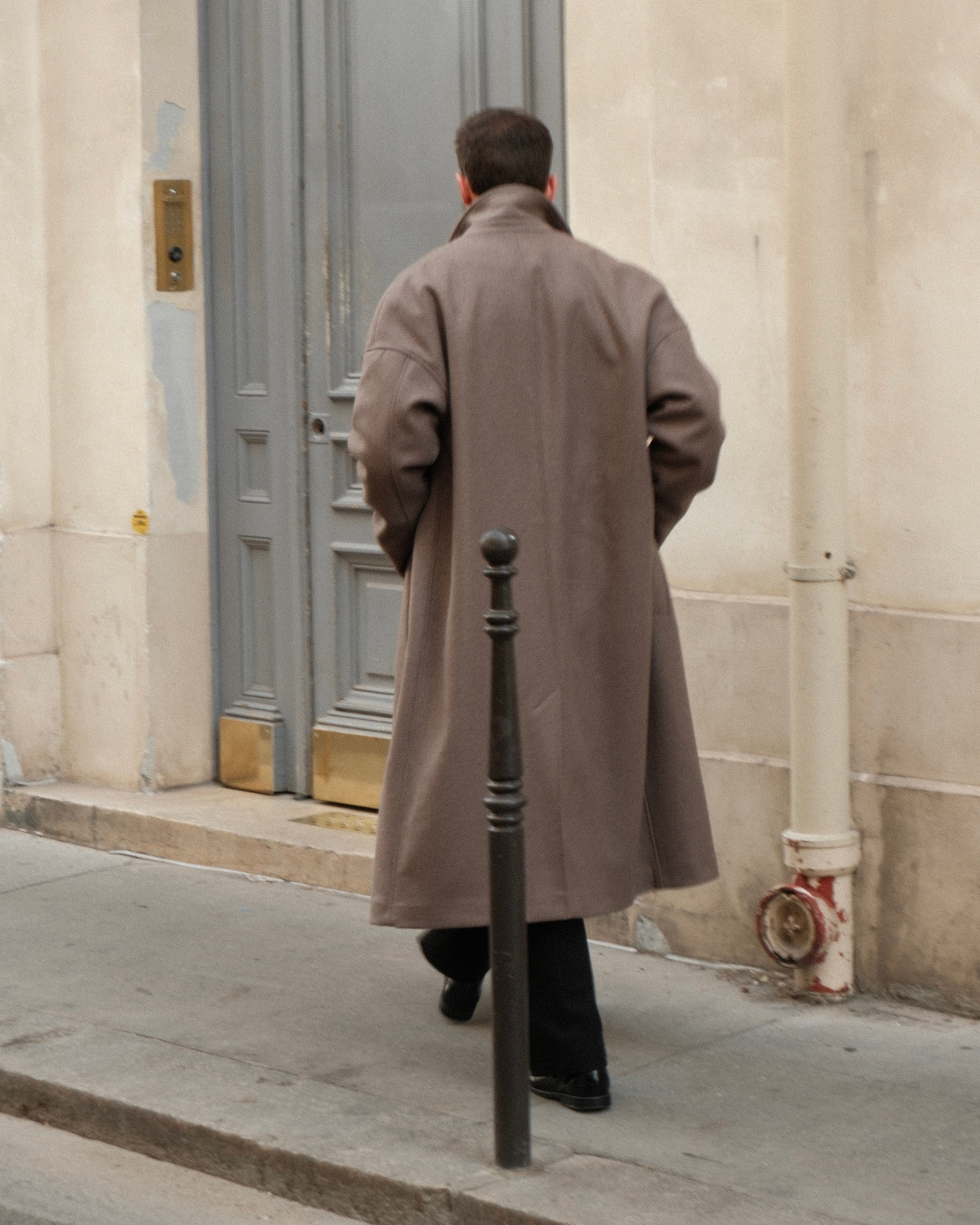 Wool Cashmere Coat - Limited Edition Taupe