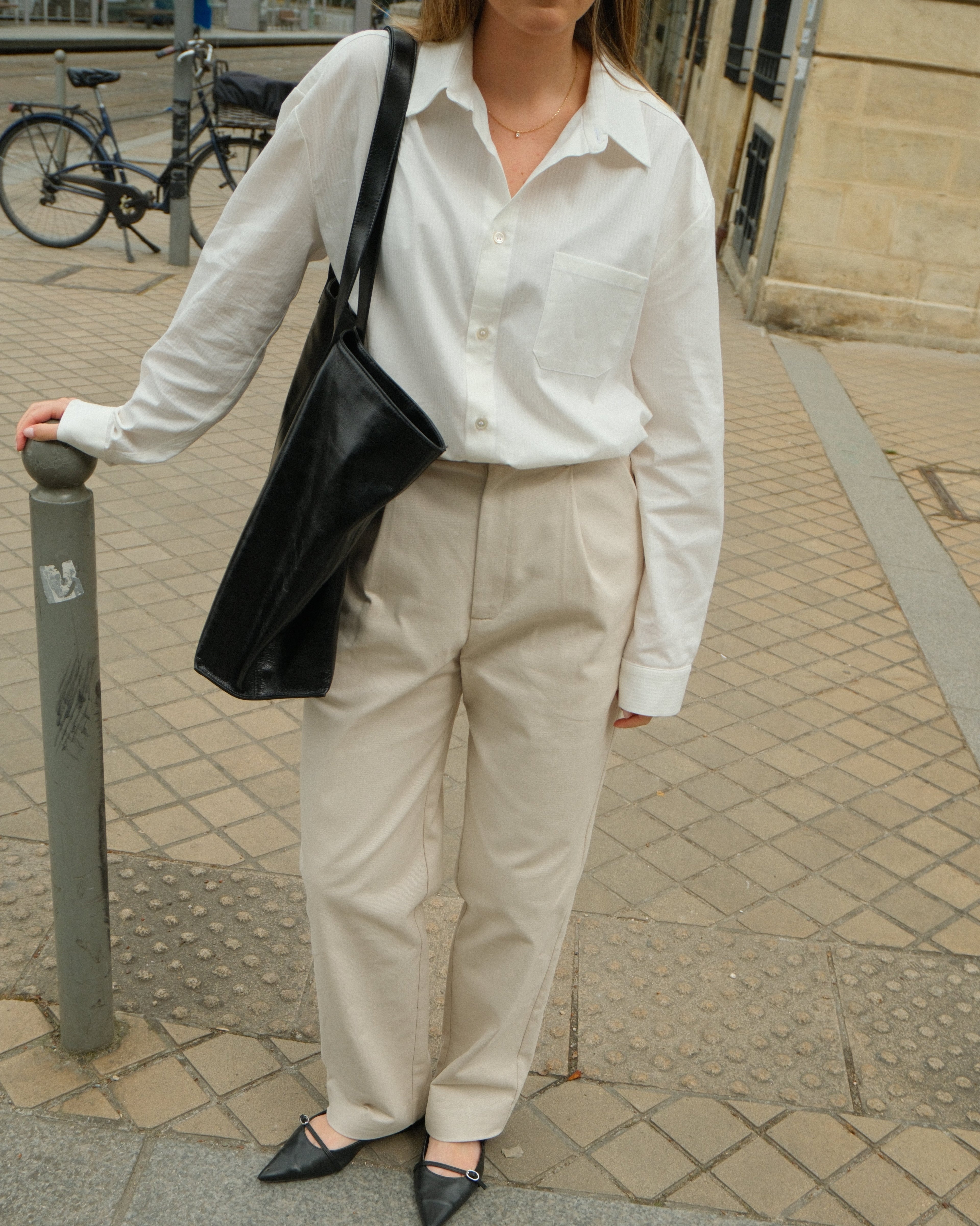 Striped Shirt - Off White